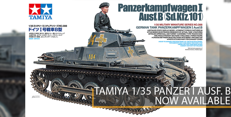 Tamiya 35388 - Panzer I Ausf. B - 1/35