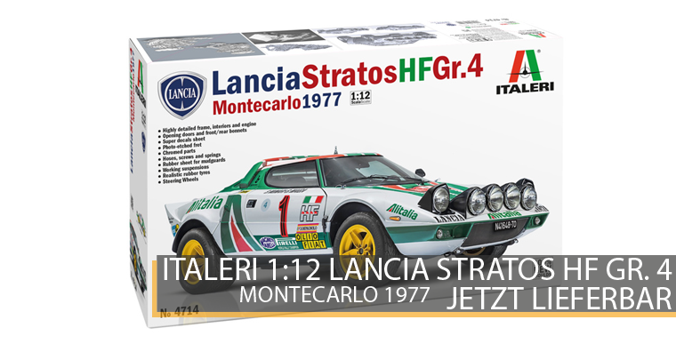 Italeri 4714 Lancia Stratos HF Gr. 4 - 1:12