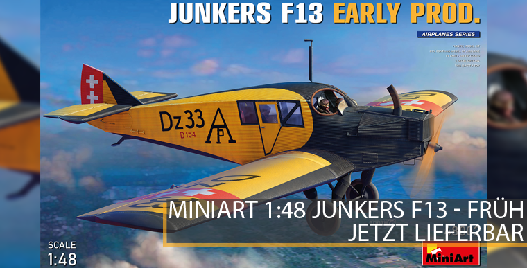 MiniArt 48002 - Junkers F13 - 1:48