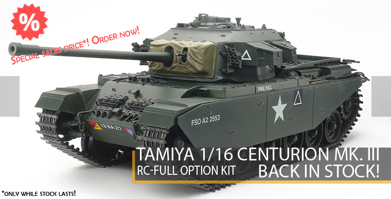 Tamiya 56045 - 1/16 Centurion Mk. III RC Full Option SALE