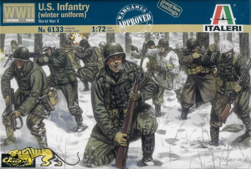 WWII US Infanterie in Winteruniform - 1:72