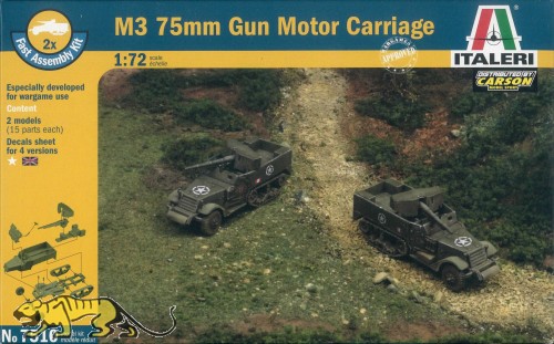 M3 75mm Gun Motor Carriage - 1/72