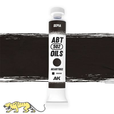 Abteilung 502 002 - Sepia - Oil paint - 20ml