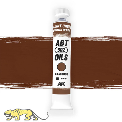 Abteilung 502 006 - Burnt Umber / Brown wash - Oil paint - 20ml