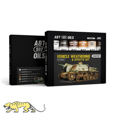 Vehicle Weathering and Effects Oil Set - 6 Colors