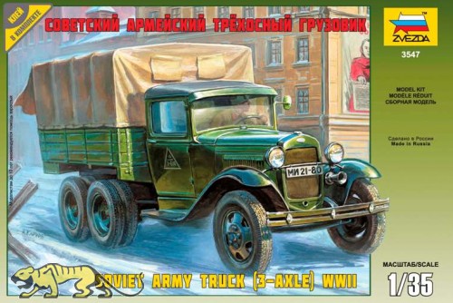 GAZ-AAA - 3 Axle Soviet Truck - 1/35