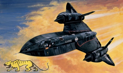 Lockheed SR-71 Blackbird with Drone - 1:72