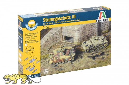 Sturmgeschütz III - Set - 2 Modelle - StuG III und 10,5cm StuH - 1:72