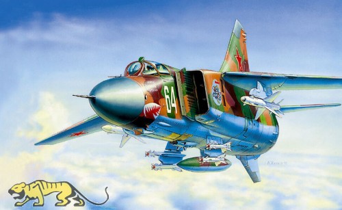 Mikoyan-Gurevich MiG-23 MLD - Flogger - Soviet Fighter Plane - 1/72