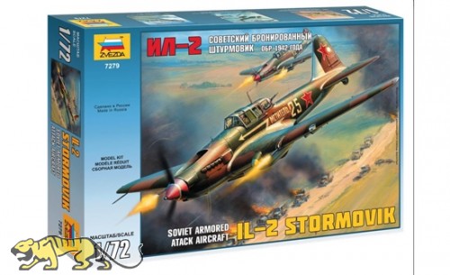 Ilyushin Il-2 - Sturmovik - Model 1942 - Soviet Armored Attack Aircraft - 1/72