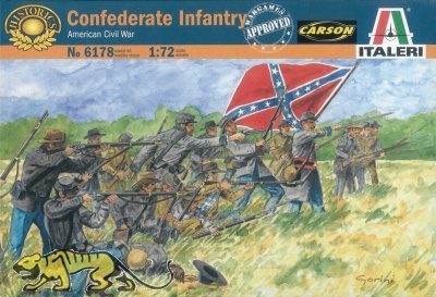 Confederate Infantry - American Civil War - 1/72