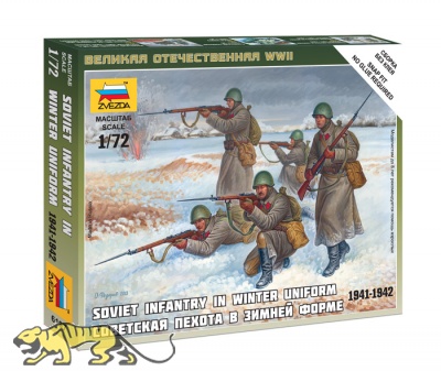 Soviet Infantry In Winter Uniform 1941-1942 - 1/72