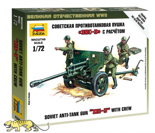 Sowjetische PAK ZIS-3 mit Soldaten - 1:72