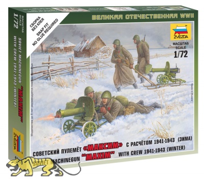 Soviet Machine-Gun Maxim With Crew 1941-43 - 1/72