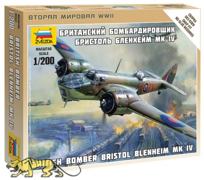 Britischer Bomber Bristol Blenheim MK.IV - 1:200