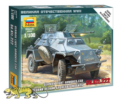 Sd.Kfz. 222 - German light Armored Car - 1/100