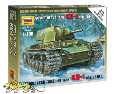 KV-1 - Soviet Heavy Tank - Model. 1940 with L-11 Gun - 1/100