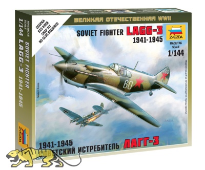 Lawotschkin LaGG-3 - Modell 1941 - Sowjetisches Schlachtflugzeug - 1:144