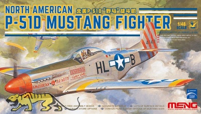 North American P-51D Mustang Fighter - 1:48