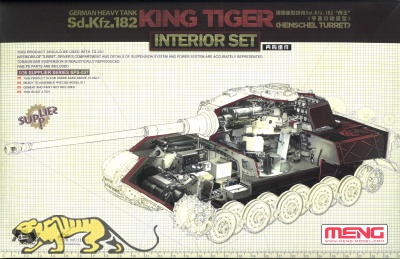 King Tiger - Henschel Turret - Sd.Kfz. 182 - Interior Set for Meng TS-031 - 1/35