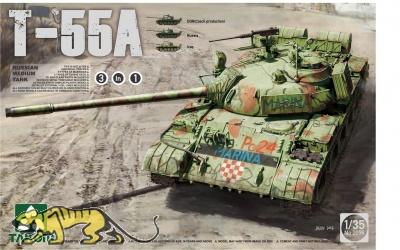 T-55A - Russian Medium Tank -3in1 - 1/35