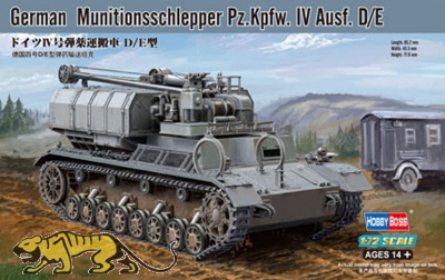 German Munitionsschlepper Pz.Kpfw. IV Ausf. D/E - 1/72