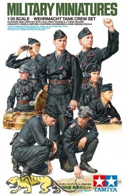 Wehrmacht Tank Crew Set - 8 Figures - 1/35