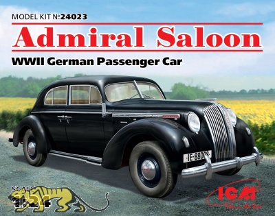 Admiral Saloon - WWII German Passenger Car - 1/24