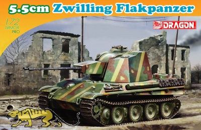 5.5cm Zwilling - Flakpanzer - 1/72