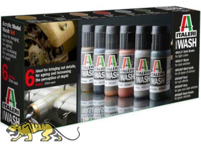 Italeri Acrylic Model Wash Set