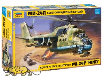 Mi-24P - Hind - Soviet Attack Helicopter - 1/72