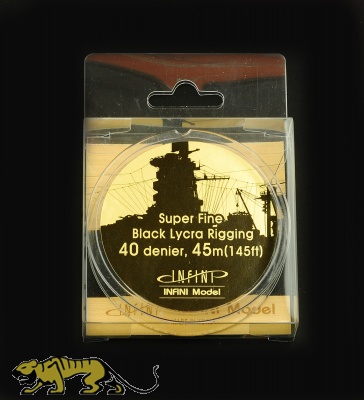 Black Ship Rigging - Super Fine - 0,068mm - 1/700 - 1/350 - 45m