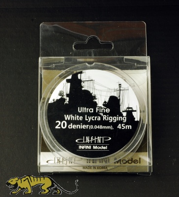 White Ship Rigging - Ultra Fine - 0,048mm - 1/700 - 45m