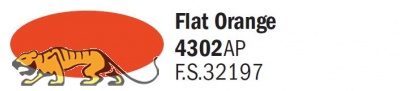 Italeri Acrylic 4302AP - Orange Matt / Flat Orange - FS32197 - 20ml