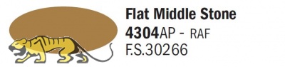 Italeri Acrylic 4304AP - Flat Middle Stone - FS30266 - 20ml