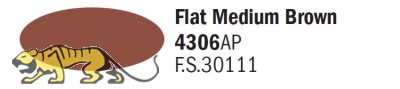 Italeri Acrylic 4306AP - Flat Medium Brown - FS30111 - 20ml