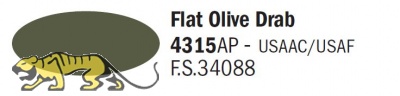 Italeri Acrylic 4315AP - Oliv Drab Matt / Flat Olive Drab - FS34088 - 20ml