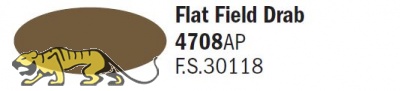 Italeri Acrylic 4708AP - Flat Field Drab - FS30118 - 20ml