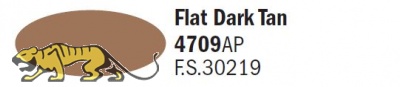 Italeri Acrylic 4709AP - Flat Dark Tan - FS30219 - 20ml