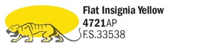 Italeri Acrylic 4721AP - Flat Insignia Yellow - FS33538 - 20ml