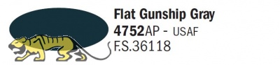 Italeri Acrylic 4752AP - Flat Gunship Gray - FS36118 - 20ml