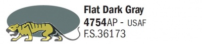 Italeri Acrylic 4754AP - Flat Dark Gray - FS36173 - 20ml