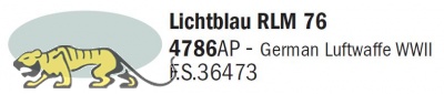 Italeri Acrylic 4786AP - Lichtblau RLM 76 - FS36473 - 20ml