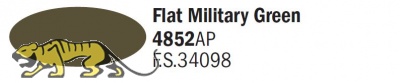 Italeri Acrylic 4852AP - Flat Military Green - FS34098 - 20ml