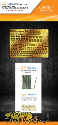 US Navy modern Aircraft-Carrier Tie Down Point & Device Set B - 1/72