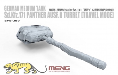 Panther Ausf. D Turret - Travel Mode - Resin - 1/35