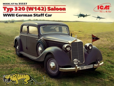 Mercedes-Benz Typ 320 (W142) Saloon - WWII German Staff Car - 1/35