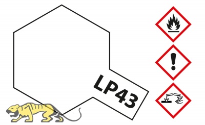 Tamiya LP-43 Perlweiss glänzend / Pearl White - 10ml