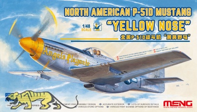 North American P-51D Mustang Fighter - Yellow Nose - 1/48