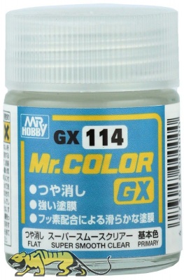 Mr. Hobby Mr. Color GX114 Super Smooth Clear - Klarlack Matt - 18ml